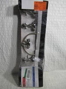lot 173 image: Delta Greenwich 3 -Piece Bath Hardware Set with Mounting Hardware in Brushed Nickel