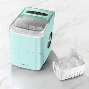 lot 226 image: Insignia - Portable Ice Maker with Auto Shut-Off - Mint