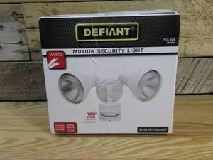 lot 254 image: Defiant 180 Degree Motion Sensor White Outdoor Security Light