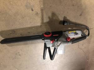 Oregon CS1500 Self-Sharpening 15 Amp Corded Electric Chainsaw, 18 in. Bar, Equipped with PowerSharp Saw Chain Customer Returns See Pictures