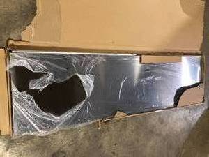 Husky 84 in. Stainless Steel Work Surface for Heavy Duty Welded Steel Garage Storage System Customer Returns See Pictures