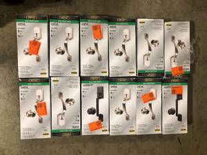 Lot of Assorted Defiant Entry Door Handle Various Models and Conditions  Customer Returns See Pictures