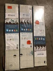 Lot of 3 Lifeproof 100 sq.ft. Roll 46.8 in. W x 25.7 ft. L x 1.5 mm T Underlayment for Laminate, Engineered Hardwood, Vinyl  Customer Returns See Pictures
