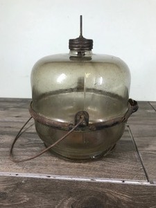 lot 16 image: Vintage Kerosene Bottle Patented Dec 15, 1914 Stove Drip Jar