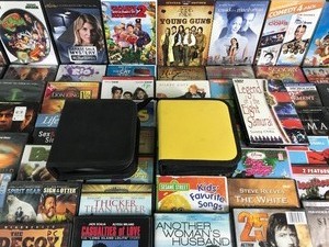 lot 45 image: Lot of DVD Movies with 2 Cases of Movies