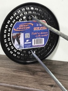 lot 47 image: Ice Fishing - Deep Freeze One Shot Ice Skimmer For Cleaning Out Ice Holes