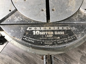 lot 59 image: Sears Craftsman 10 Inch Electric Miter Saw