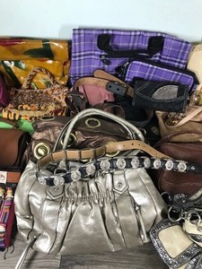 lot 78 image: Lot of Purses, Hand Bags, Belts, Scarfs and More