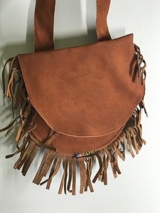 lot 83 image: Kolpin Leather Purse rough edge with fringe