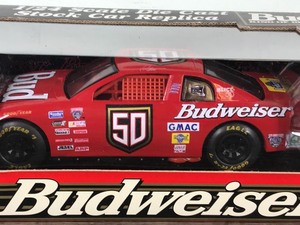 lot 114 image: 1998 Nascar Racing Champions Ricky Craven #50  Budweiser 124 scale die cast stock car