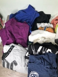 lot 129 image: Lot of Girls  Womens Clothing - Jeans, Shorts, Shirts, Sweatshirts, Tank Tops and More