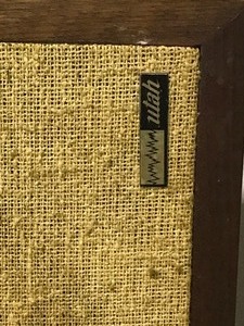 lot 140 image: Pair of Vintage Utah 12 - 3 Way Acoustic Suspension System Speakers