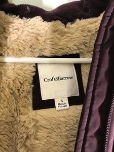 lot 304 image: Croft & Barrow Womens  Girls Hooded Winter Jacket