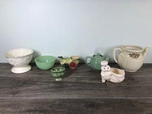 lot 344 image: Lot of Planters, Bowls, Tea Pots and More
