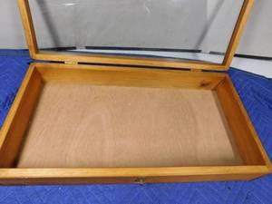 lot 156 image: Solid Wood table show case
