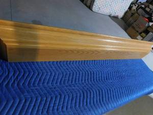 lot 169 image: Solid wood mantle shelf