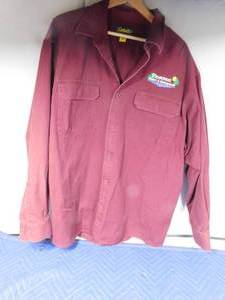 lot 186 image: 2XL Cabella shirts. 6 heavy denim and 3 light cotton polyester