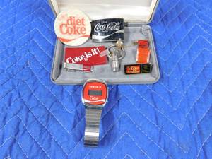 lot 242 image: Box of Coca-Cola jewelry