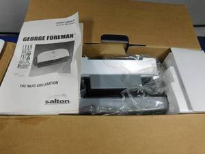 lot 283 image: New George Foreman grill with instructions