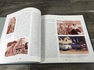 lot 419 image: Elvis Presley Book & Wood Framed Picture