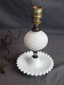Milk Glass Lamp
