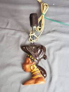 Tribal Wall Mount Lamp