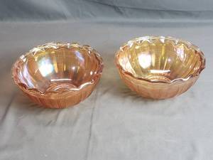 Pair of Vintage Glass Bowls