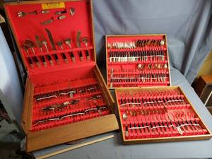 Unique Bangkok Silverware Set in Case
