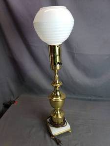 Vintage Marble Base Lamp