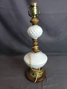 Milk Glass Lamp