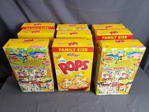 9 Boxes of Kelloggs Corn Pops - Most are recently expired
