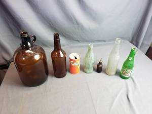 Lot of Vintage Bottles