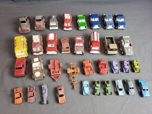 Large Lot of Small Toy Cars Mostly TootsieToys