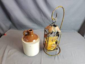 Shoulder Jug and Candle Lamp
