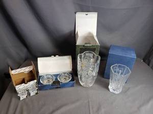 Crystal Candle Holders and Vases
