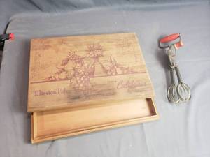 Wood Box and Beater