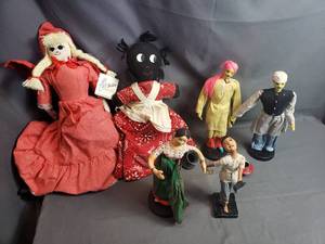 Lot of Various Dolls