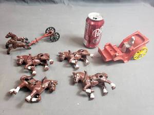 Cast Iron Horses and Carts
