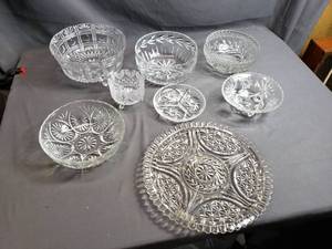 Crystal Bowls and Plates
