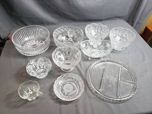 Crystal and Glass Serving Plates and Bowls