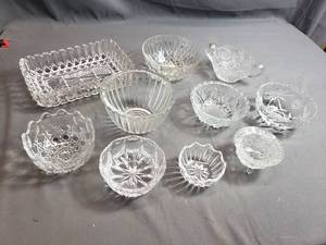 Crystal Glass Serving Bowls