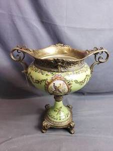 Heavy Vintage Oriental Chinese Decorative Bowl  Planter