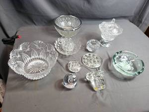 Crystal and Glass Bowls and Misc