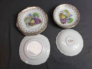 Old English Bone China Plates