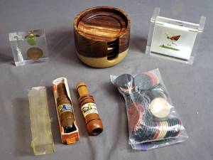 Old Duck Calls, Poker Chips, Coasters
