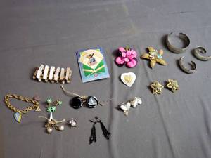 Various Pieces of Jewelry, Pearls, Earrings and More