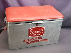 Vintage Schmidt Beer Cooler