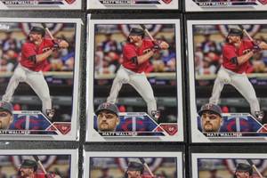 lot 25 image: 2023 Topps Matt Wallner #448 Rookie Card Lot  9 Rookie Cards