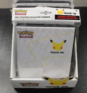 lot 33 image: Pokemon 25th Anniversary Oversized Card Binder Lot New In Package  12 Binders - Oversized Pikachu In Each Binder