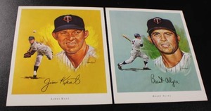 lot 154 image: 1970 Super Value Minnesota Twins Photo Premium Lot  12  Photos  Killebrew - Oliva - Kaat - Taint - Carew